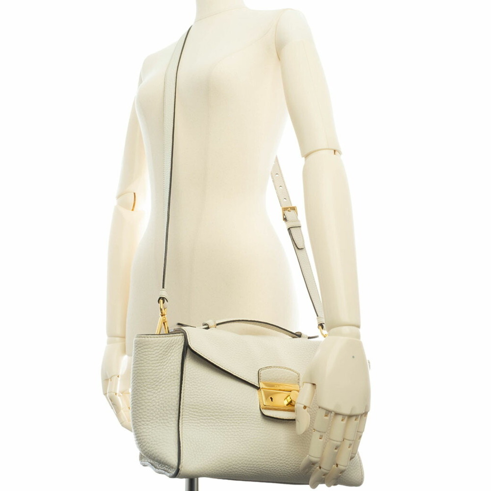 Prada Handbag BT0962 Leather White Women's Shoulder Bag PRADA - Picture 10 of 16